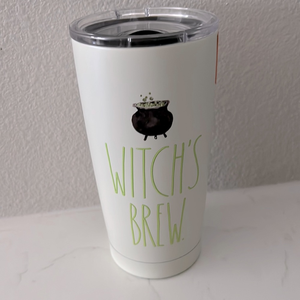 Rae Dunn
Halloween Tumbler : “WITCH’S BREW”
Insulated Stainless Steel Tumbler